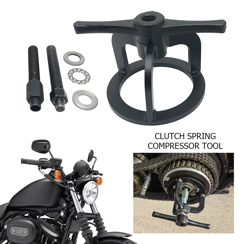 

Для Touring Softtail Custom 1340 Пружина сцепления Компрессор Инструмент Компрессионные пружины Sportster 48 Dyna XL 883 1200 '93 Мотоцикл