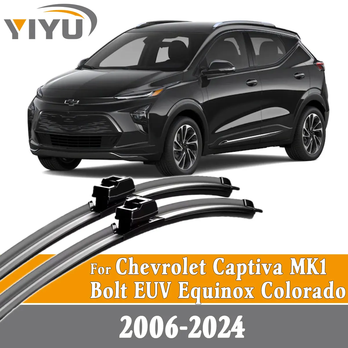 2 قطعة شفرات ممسحة السيارة الأمامية لسيارة شيفروليه كابتيفا MK1 بولت EUV الاعتدال كولورادو 2006-2024 ملحقات الزجاج الأمامي #1