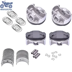 Motorcycle Engine Crankshaft Tile Connect Con Rod Bearing Set and Piston Rings Kit For HONDA CBR900 CBR 900 CBR954 CBR 954 02-03