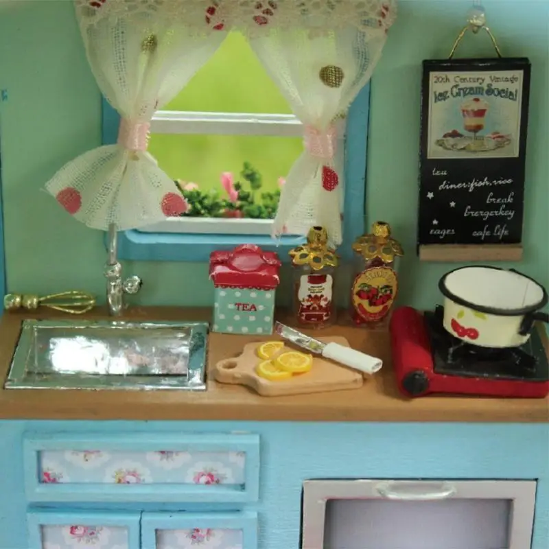 F62D DIY Miniaturowy zestaw do rzemieślniczego zestawu do domu zabawki