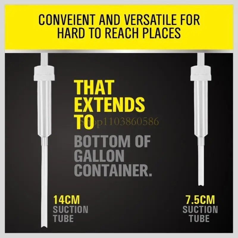 

242A Fluid Transfer Pump Dispenser Quart Gallon Lubricants Liquid Oil Transmission Fluid Pump for Standard Quart Bottle