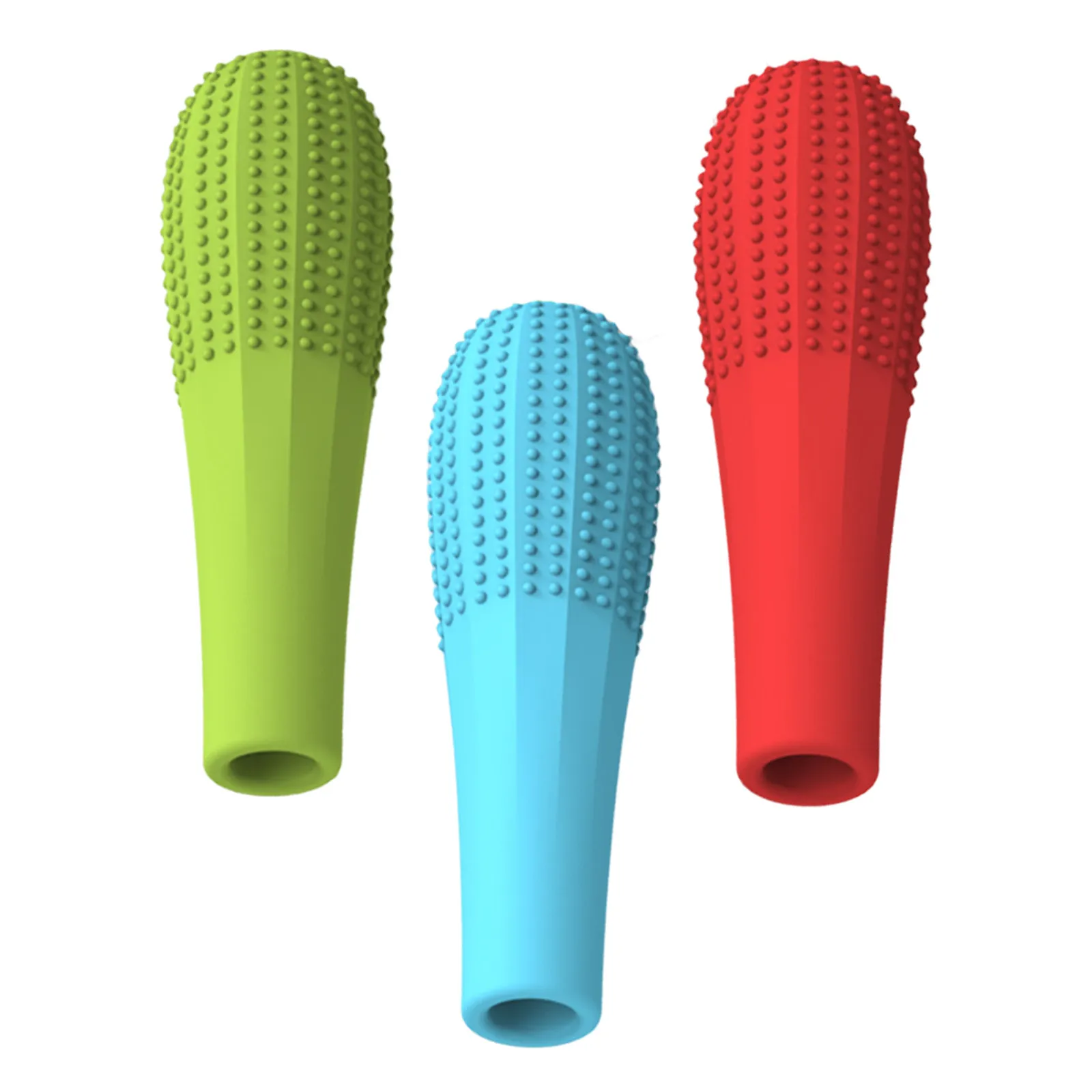 3Pcs Silicone Silicone Pen Caps For Sensory Room Equipment And Chew Pencil Topper Set Tip Protector