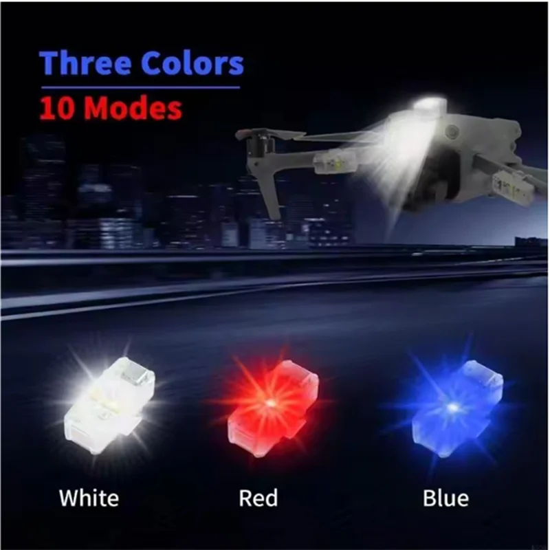 Luz de globo ABGI-R53B para anticolisión de 3 colores para luz trasera de cabeza para drones