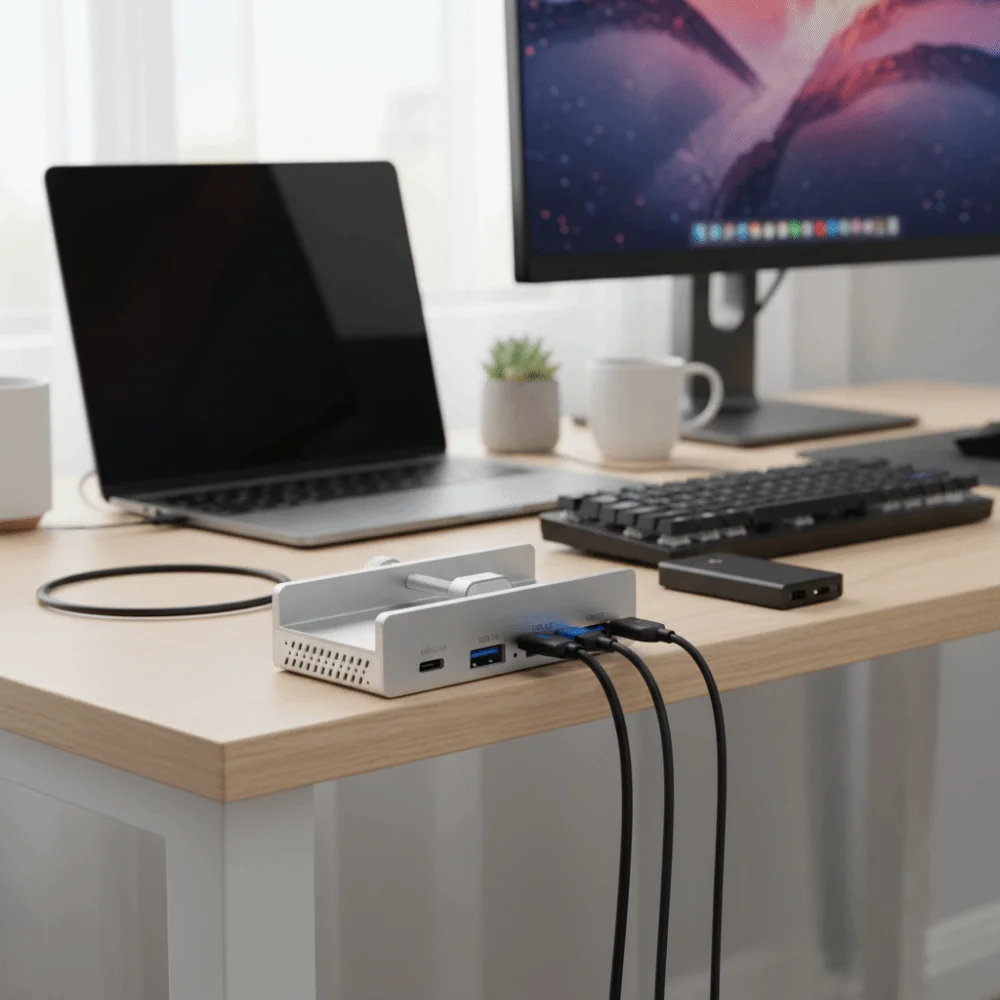 USB3.2/3.0/2.0 USB HUB Clamp 5Gbps Universal External USB Splitter Adapter Power Supply High Speed HUB Computer Expansion