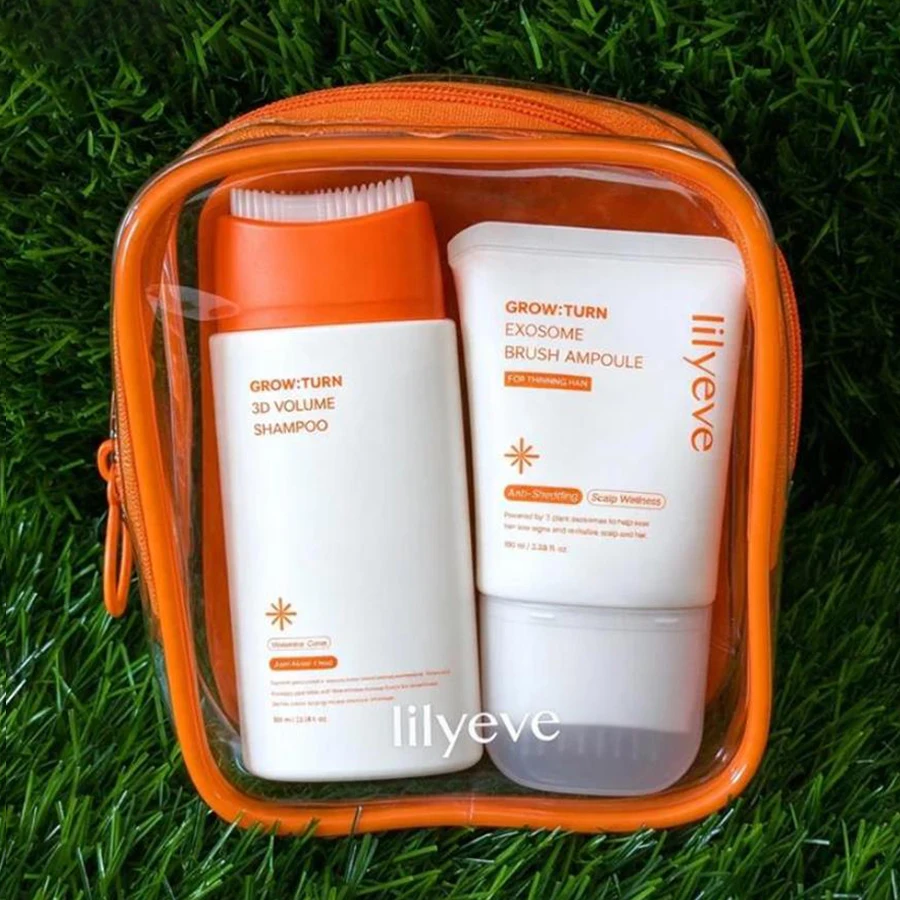 lilyeve GROW TURN Hair Growth Serum with Built-in Applicator Brush Hair Care Essence  Long-lasting Strengthening Scalp Treatment