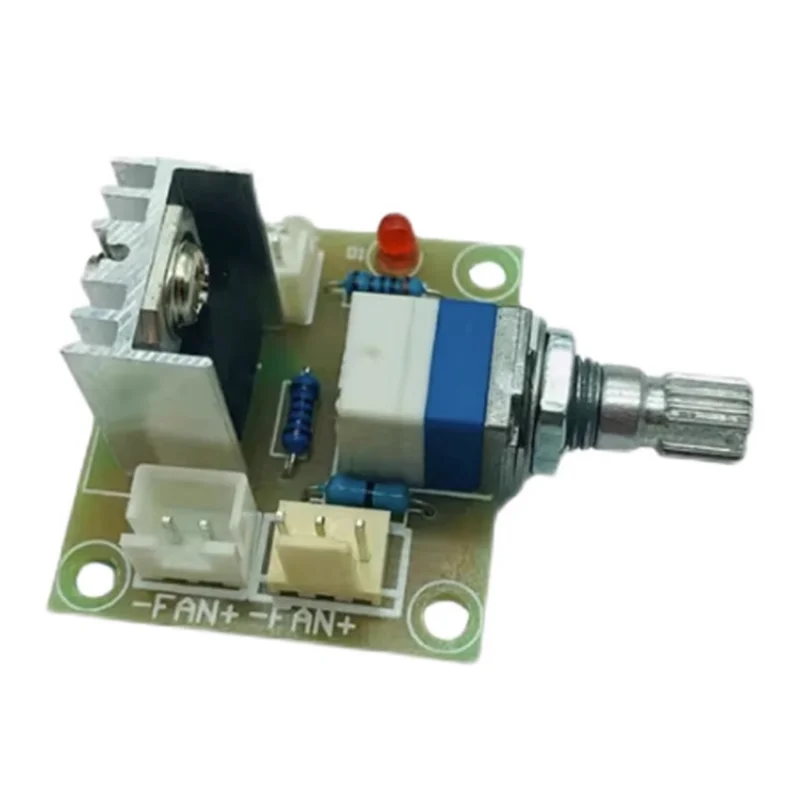 5pcs LM317 Linear Step Down Converter Adjustable Voltage Regulator Board Fan Speed Controller Module