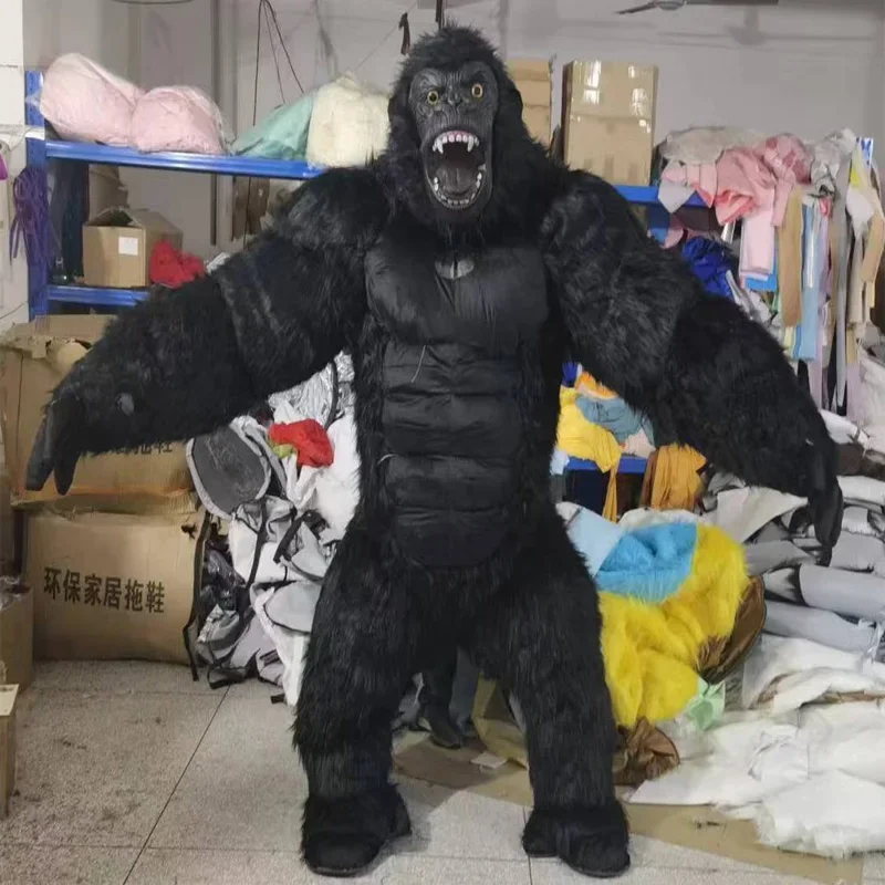 inflatable gorilla chimpanzee orangutan plush mascot costume