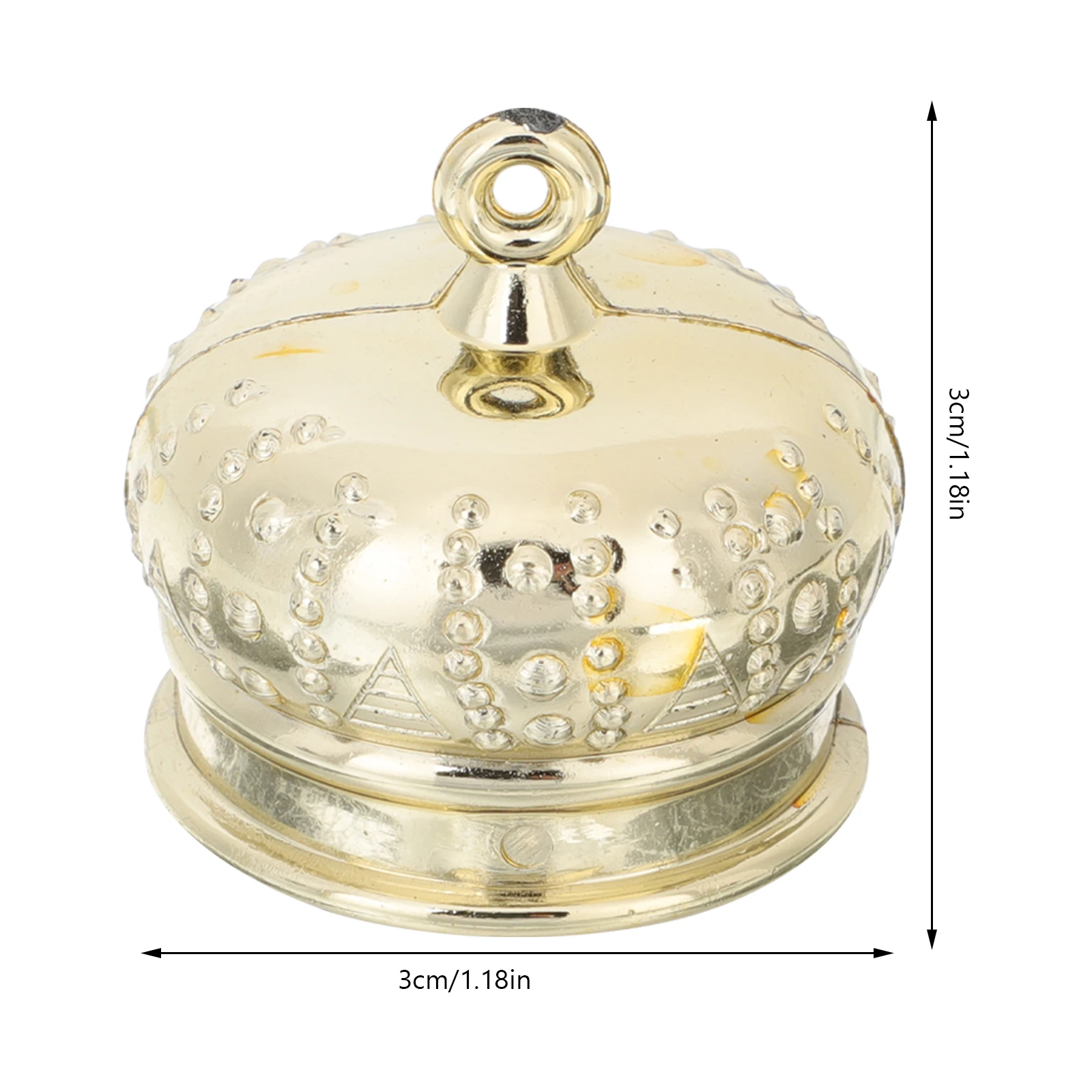 50Pcs Craft Diy Ball Caps Handcraft Toy Hanging Craft Ornaments for Mini Caps Diy Materials Tools Accessory Ball Pendant Supply