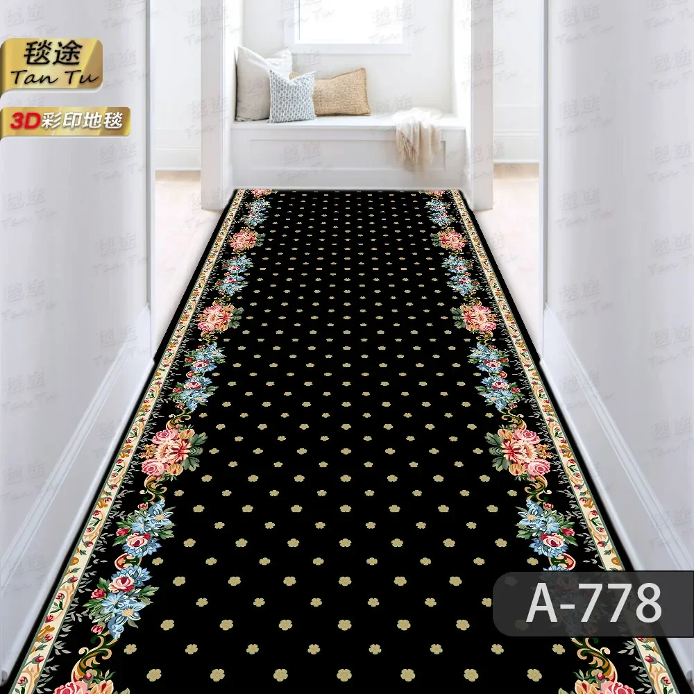 Hallway Corridor Carpet Entry Door Corridor Washable Home Porch Room Decor Bedroom Bedside Bay Balcony Aisle Mat Long Area Rug