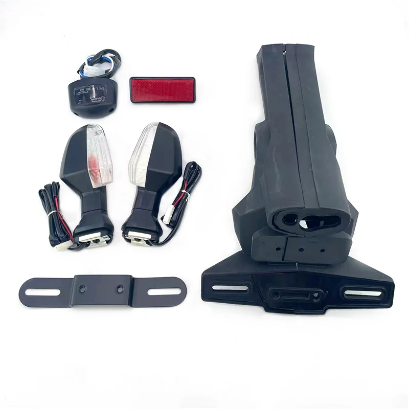 

Rear Fender Splash Guard License Plate Holder Light Bracket Turn lamp For Kawasaki Z1000 2014 2015 2016 2017 2018 2019 2020