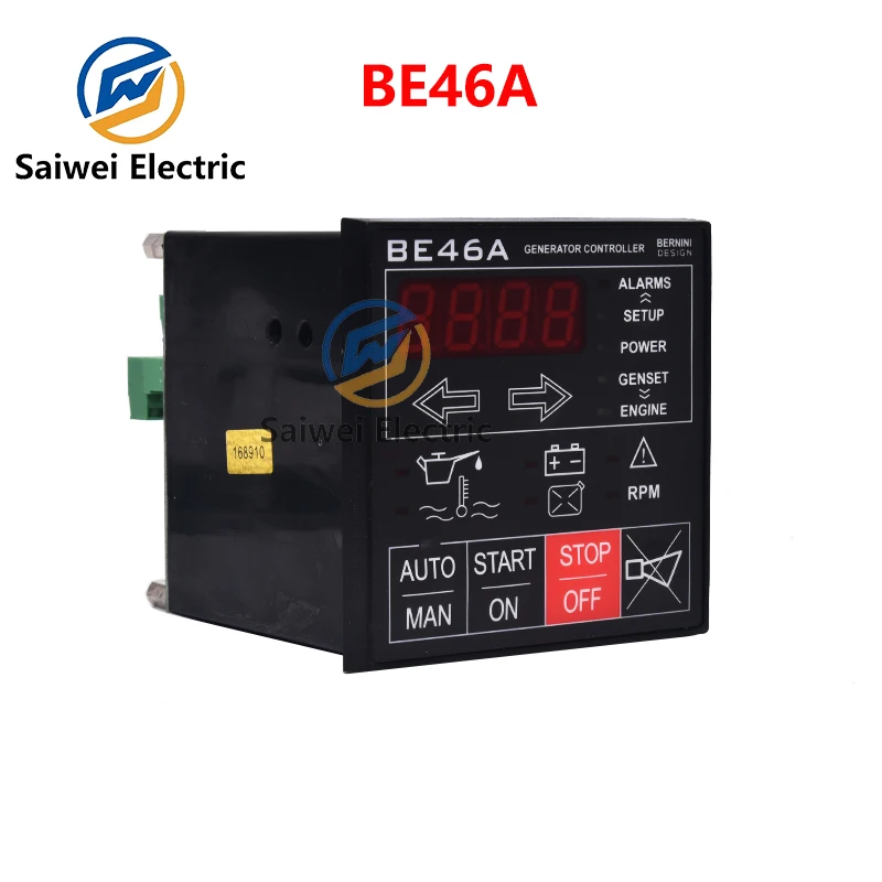 Original BE46A BERNINI Genset Controller Made In Italy Genuine Control Panel
