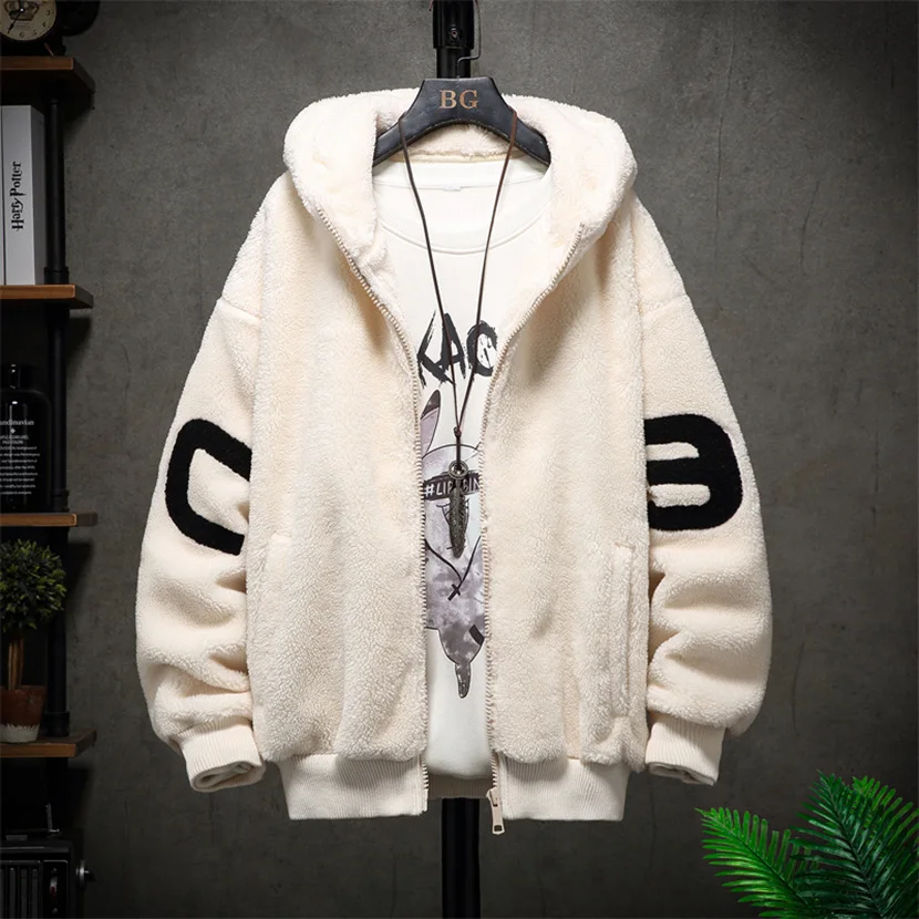 

Мужская зимняя утепленная куртка из овечьего вельвета, новинка 2024 года, теплая, с хлопковой подкладкой, модный бренд C...