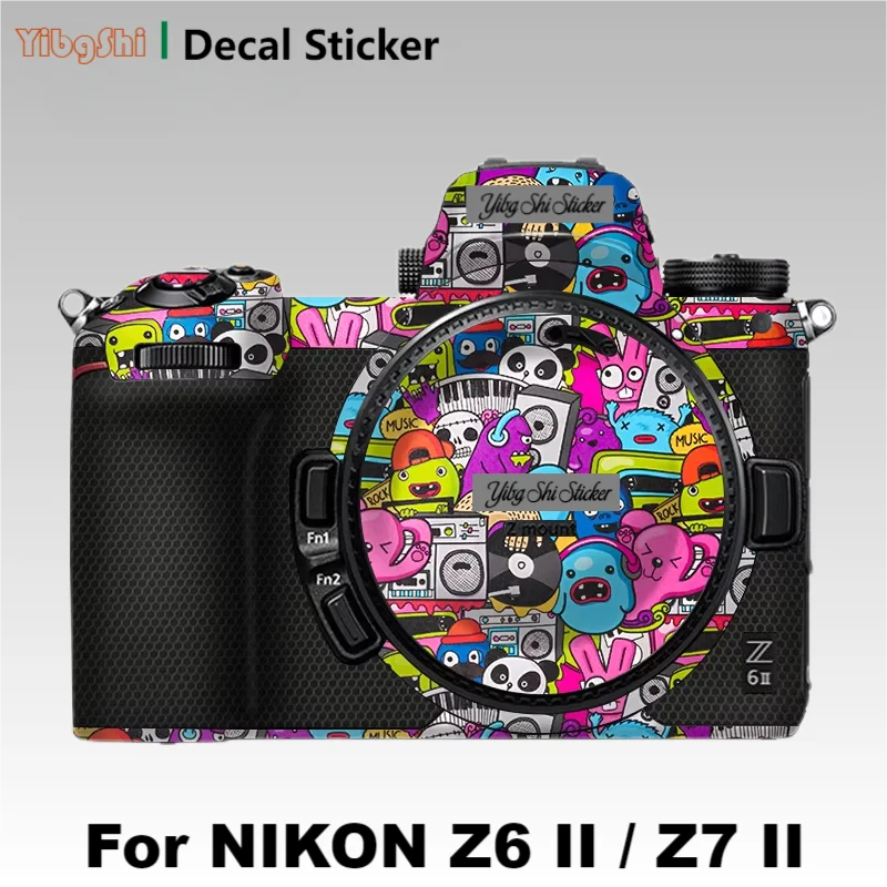 For NIKON Z6 II / Z7 II Camera Body Sticker Protective Skin DecalVinyl Wrap Film Anti-Scratch Protector Coat