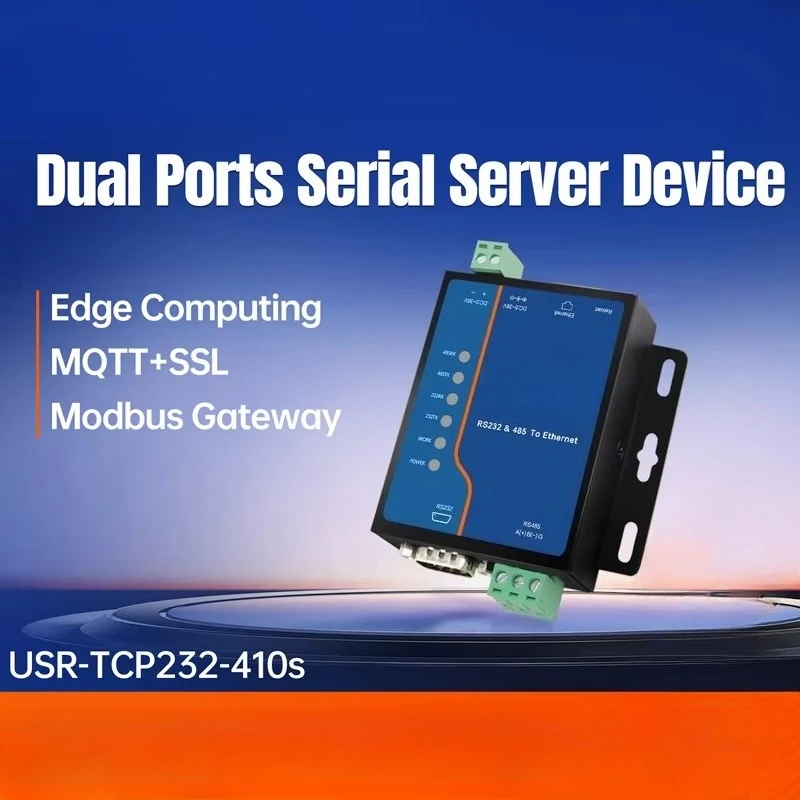 Modbus RTU to Modbus TCP IOT Gateway Serial RS232 RS485 to Ethernet Device Converter Server TCP IP Protocol USR-TCP232-410S