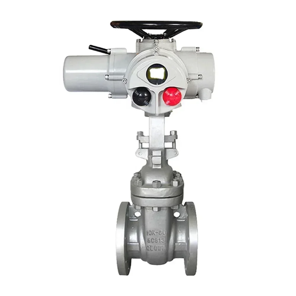 DKV explosion-proof electric gate valve rising stem wedge flange electric gate valve motor operated gate valve