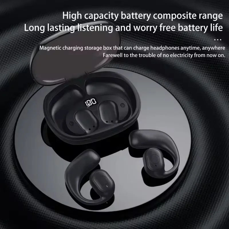 NEW D520 OWS Bluetooth Earphones LED Display Wireless Headphones Noise Reduction Earbuds HD Stereo Sports Waterproof Headsets