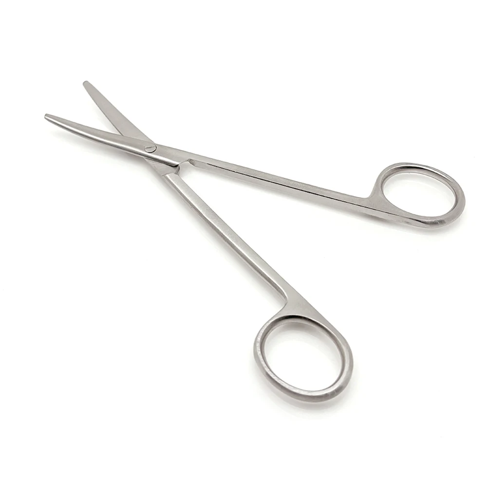14CM TC Metzenbaum Scissors Curved Blunt Narrow Tips for Dental Surgery Tonsil Delicate Tissue Cutting Medical Instrument