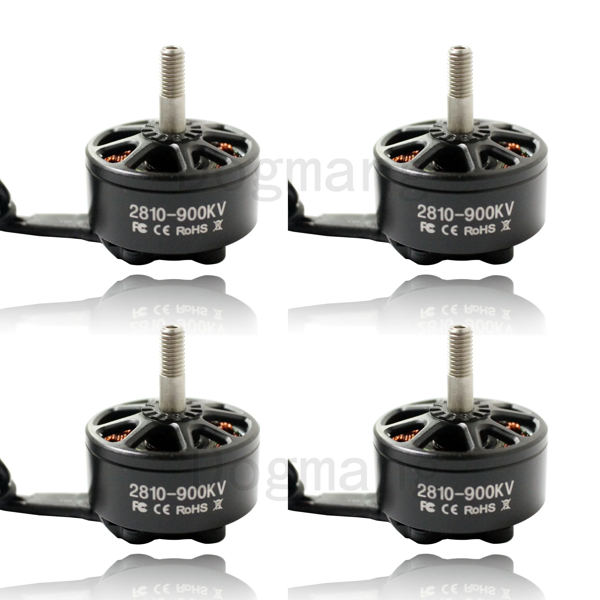 4 قطعة 2810 900KV فرش السيارات ل FPV سباق الطائرة بدون طيار طائرة مزودة بجهاز للتحكم عن بُعد كوادكوبتر 4-6S طويلة المدى 7 بوصة متعددة الدوارات سباق أجزاء