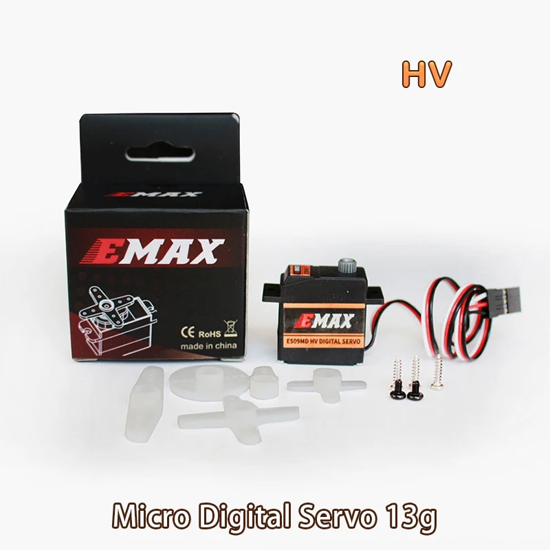 

ESO9MD HV Micro Digital Servo 13g Metal Gear HV High Voltage 6.0V-8.4V for DIY Drones airplane Aircraft Accessories RC Model Toy