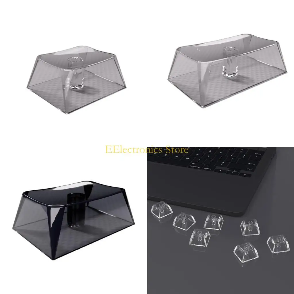 B03C 1PCS Blank XDA Keycaps 1.5mm Thick Keycap 1.75U Transparent Keycap Perfect for DIY Keyboard Enthusiasts!