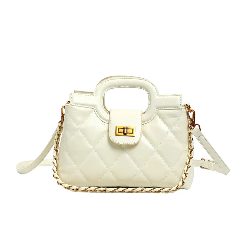 

Classic Designer Leather Diaper Bag Women Crossbody Purse Fashionable Minimalist Unique Business Commuter Tote For Party
