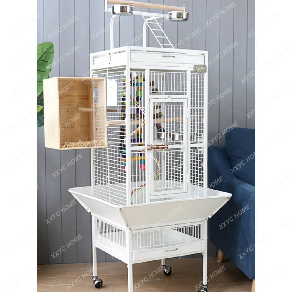 

Luxury Large Parrot Cage Bold Large Bird Cage Extra Large Villa Breeding Cage Gray Parrot