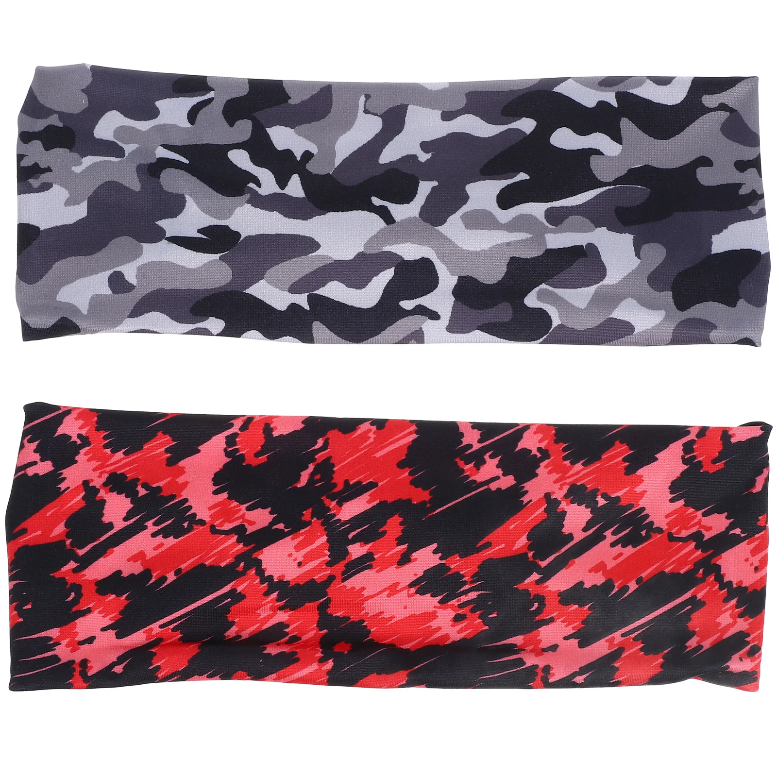 

2 Pcs Wide Headband Elastic Headbands for Women Fabric Football Cycling Fashion Bandana Hair Scarf Cotton