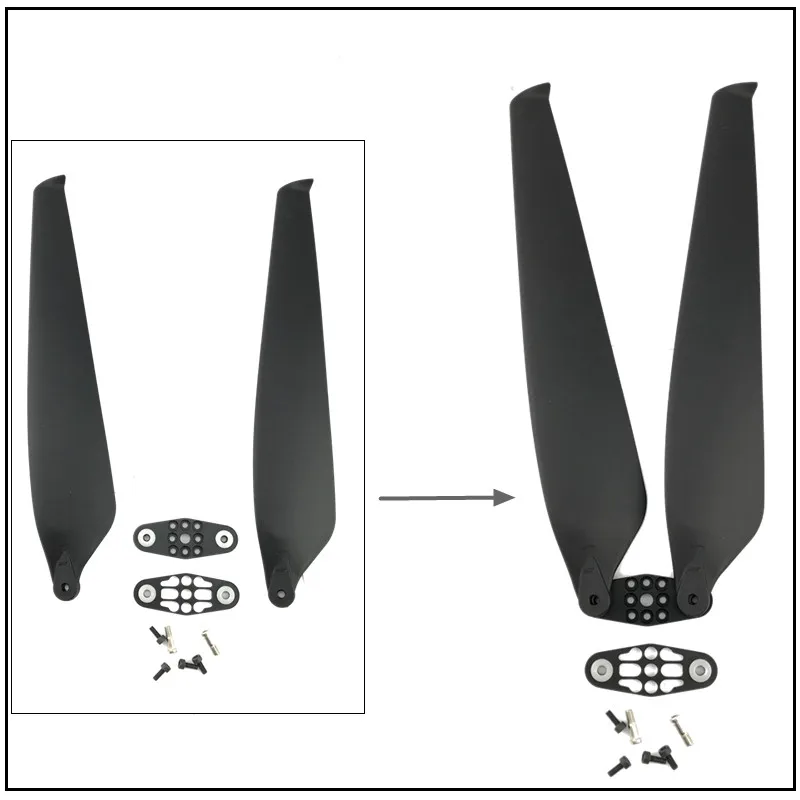 XAERO 24 Zoll 2470 Faltbarer Nylonpropeller für 6215 Motor Industriedrohne – Detail 19