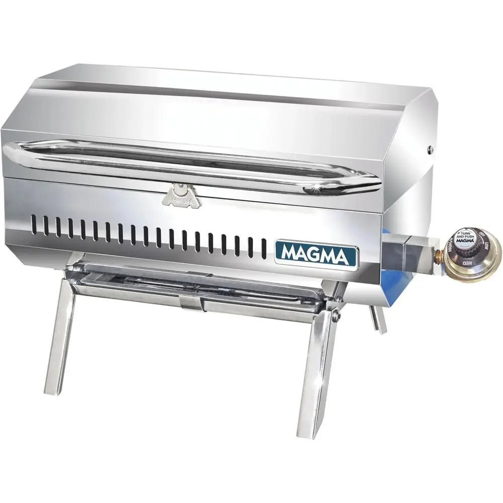 

A10-803 ChesMate Gas Grill | Portable StainlSteel BBQ | Ideal or Marine, RV, Camping & Outdoor Grilling