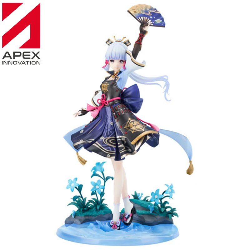 

In Stock Genuine Original APEX Kamisato Ayaka Egret Frost Ver. Genshin Impact Action Anime Figure Collectible Doll Ornament Gift