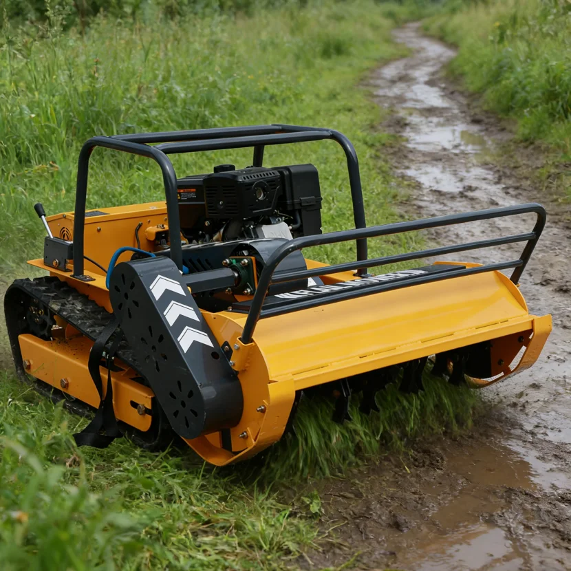 

Индивидуальная лесная косилка-измельчитель 800 мм/1000 мм с дистанционным управлением для обрезки деревьев и травы, с лезвиями