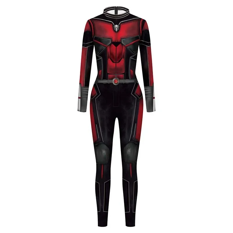 Movie Ant-man Cosplay Costumes Jumpsuit  The Wasp Men 3D Printed Halloween Fancy Ball Suit Romper