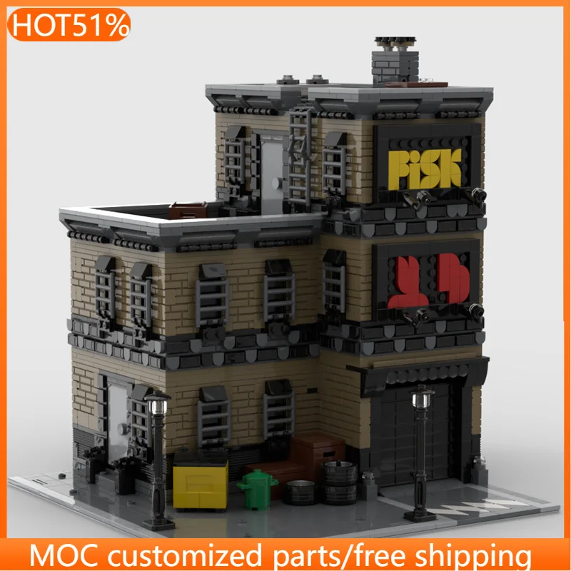 Ensemble de construction modulaire de 2649 pièces avec garage, modèle de technologie de blocs de construction modulaires MOC, jouet DIY pour garçons, cadeau de Noël