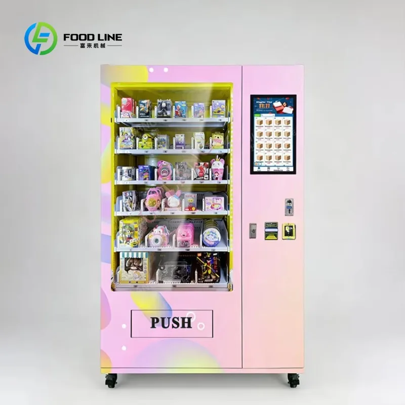

Customized Commercial Beauty Supply Vending Machine Industry AD Screen Select Lucky Box Vending Machine for Mall