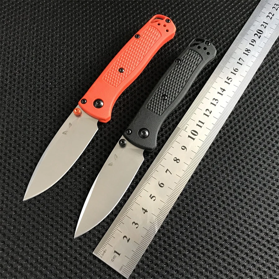 Mini BM 533 Bugout Folding Knife Nylon Glass Fiber Handle Outdoor Camping Fishing Hunting Tactical Portable Pocket Knives