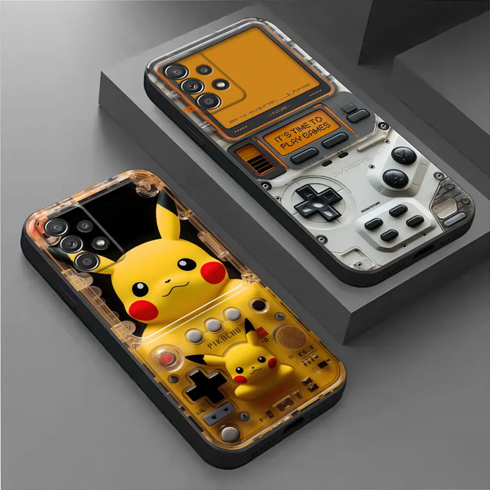 

Games-Boys Pictures Pikachus Phone Cover Galaxy A56 5G Case For Samsung A55 A36 A26 A35 A34 A53 A54 A52 A73 A72 A31 A32 A33 Case