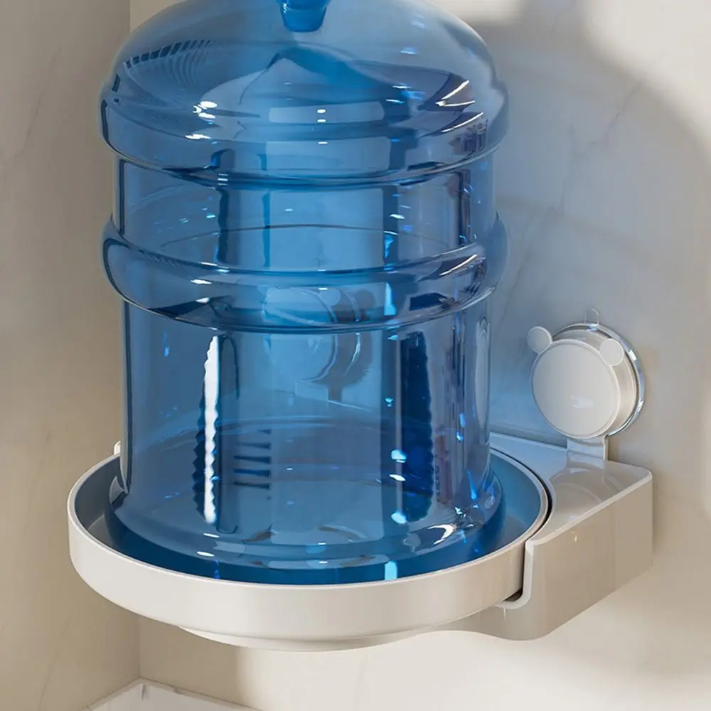 

Настенный вращающийся лоток на присоске, водонепроницаемая вращающаяся круглая полка для специй большой емкости, съемная устойчивая