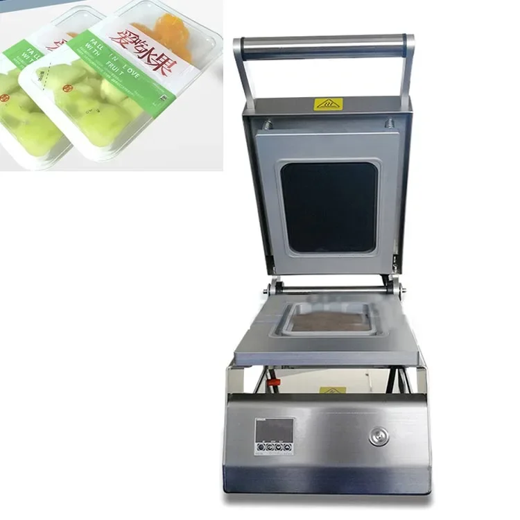 

Lunch Box Sealing Machine Food Tray Sealing Machine Heat Tray Sealer