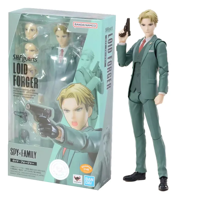 

Original Genuine S.H.Figuarts SHF SPY×FAMILY Loid Forger Bandai Anime Model Toys Action Figure Gifts Collectible Ornaments Boys