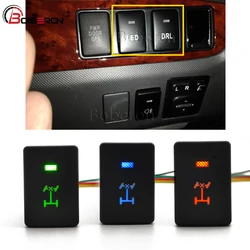 1Pc Orange/Green/Blue LED Car Front Diff Lock Switch Button With Connection Wire For Toyota Land Cruiser Prado 150 LC200 2012