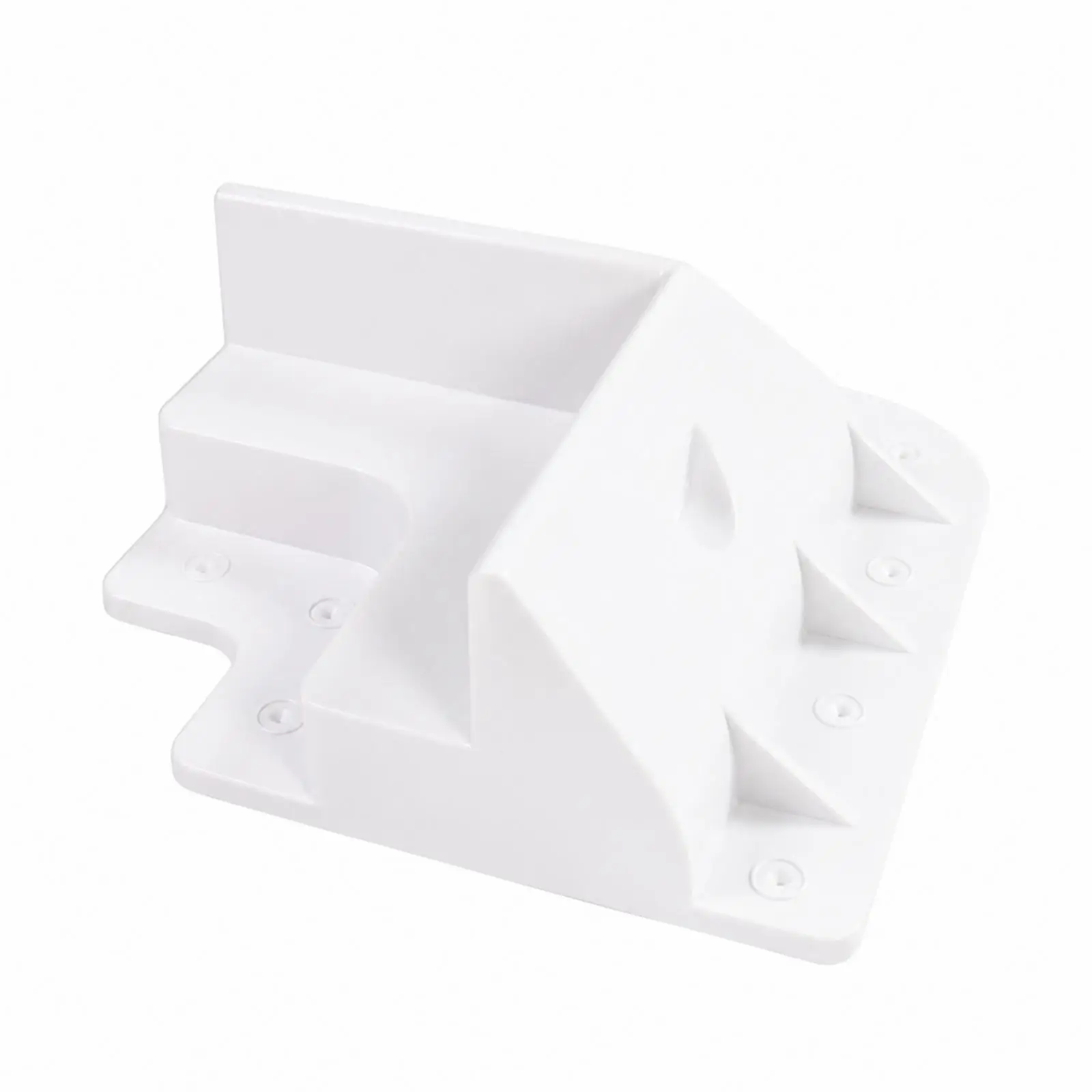 RV Roof Solar Bracket ABS Material Kit for Travel Trailer with Angled Base and Junction Box for Wiring