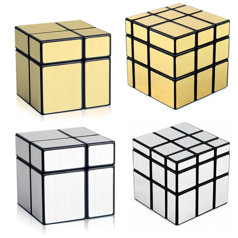 New Magic Mirror Cube 3x3x3 Gold Silver Professional Speed Cubes Puzzles Professional Educational Toys For Children Adults Gifts