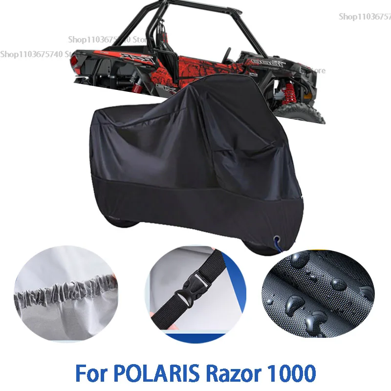 

Полный чехол для мотоцикла POLARIS Razor 1000, автомобильный уличный солнцезащитный чехол от пыли и ушей, утолщенный оксфордский чехол, аксессуары