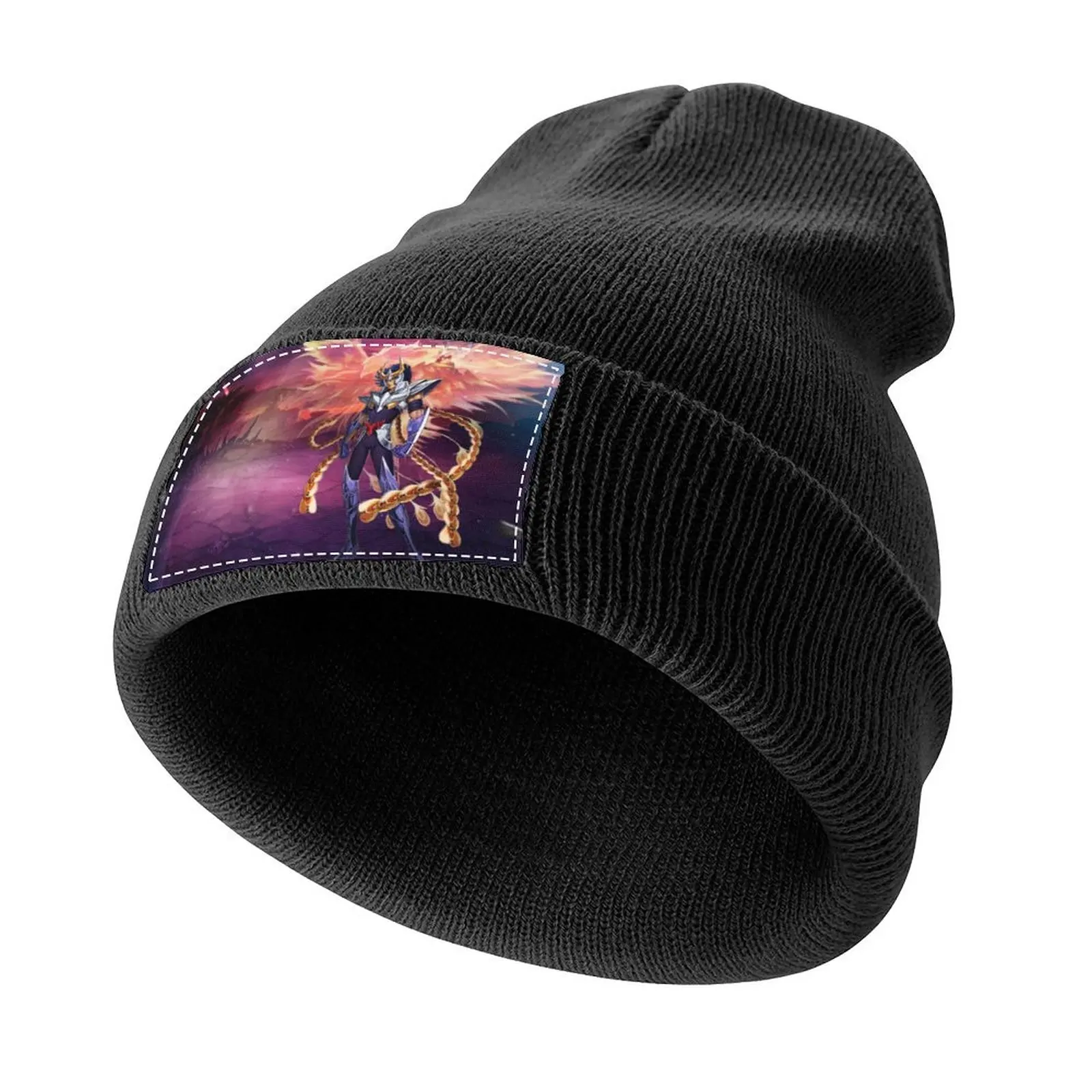 

Saint Seiya Knights of the Zodiac Ikki Phoenix Knitted Cap New In Hat Hat Luxury Brand Beach Outing hard hat Luxury Woman Men's