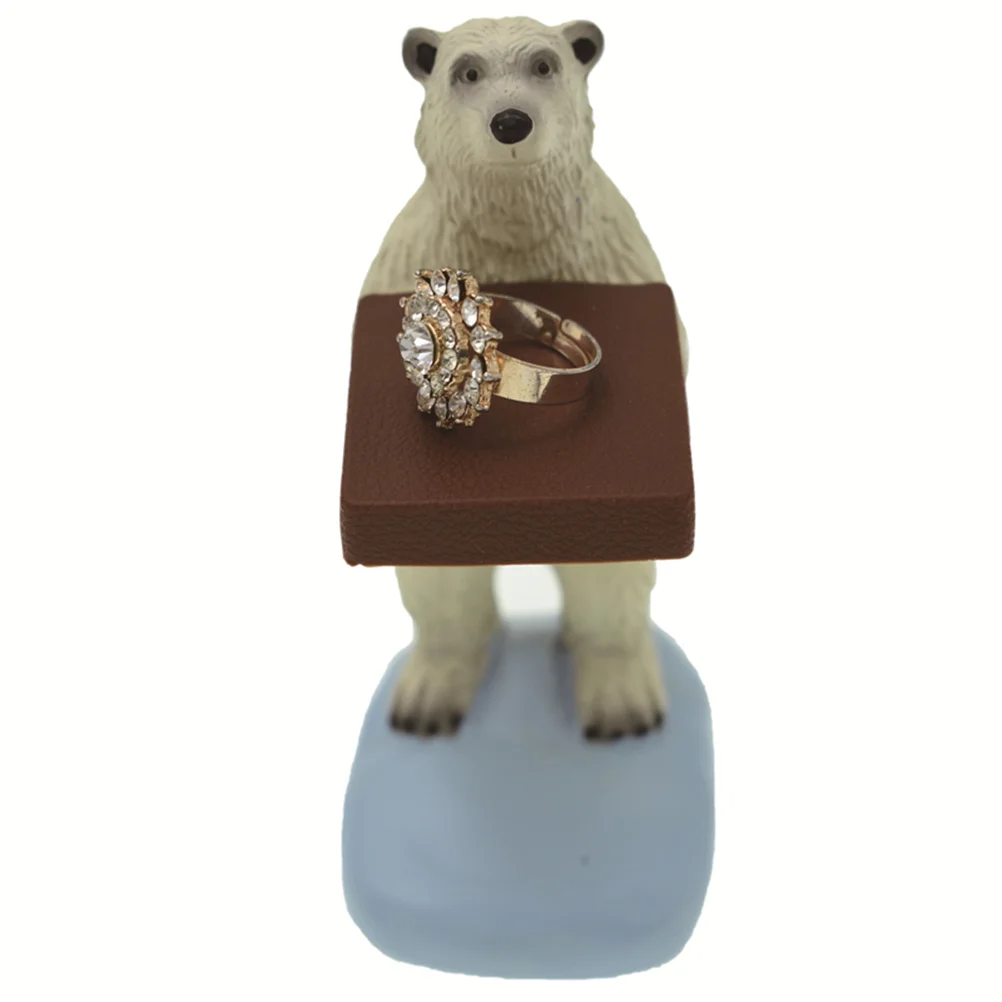 

Bear Design Watch Rack Heavy Duty Resin Material Perfect for Storing Watches and Decoration Figures Watch Holder