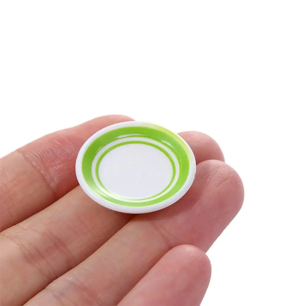 Miniature Tableware Dolls Accessories Doll House Accessorie Food Dishes Kitchen Toys Photograph Props Doll house Dinner Plates