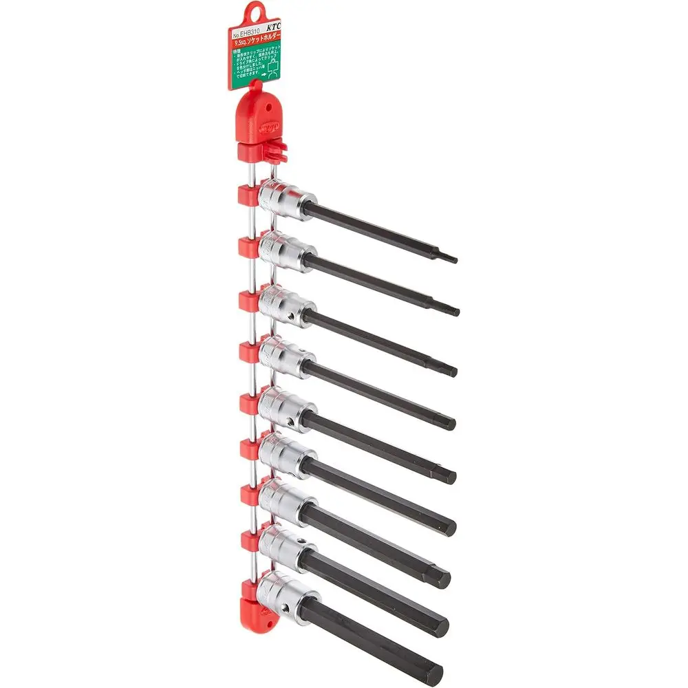 

KYOTO TOOL () TBT3L09H 3/8" Long Hexagon Bit Socket Set, Set o 9