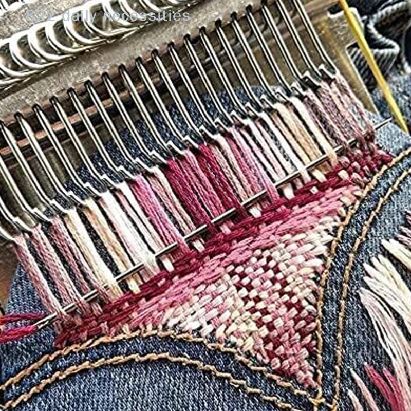 Diy Creative Braiding Patching Machine Hand Knitting Wooden Speed Weve Type Small Loom Tool Stitching And Knitting Loom