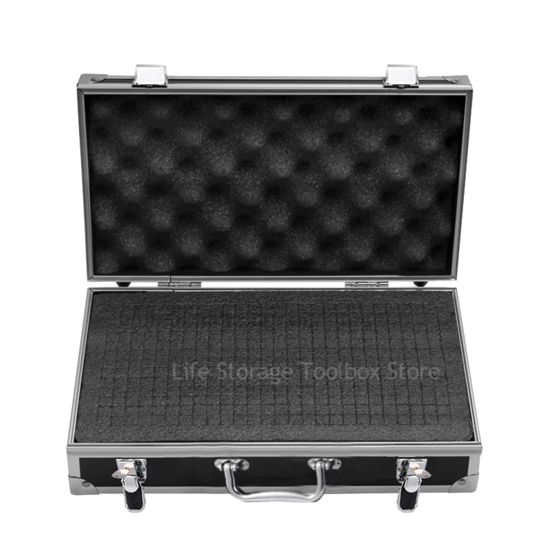 Portable Aluminum Case Toolbox Safety Equipment Hard Case Tool Box Hardware Storage Case Impact Resistant Tool Case With Foam