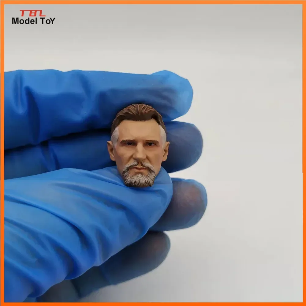 

1/12 Scale Ra's Al Ghul Head Sculpt Liam Neeson Head for 6in Mafex Action Figure Toy